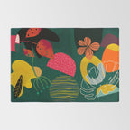 mid century shapes garden party 3 Rug Gallery Image 2