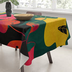 mid century shapes garden party 3 Tablecloth Gallery Image 3