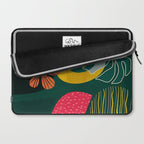 mid century shapes garden party 3 Laptop Sleeve Gallery Image 2