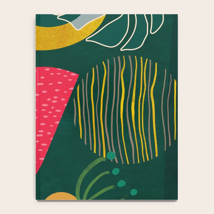 mid century shapes garden party 3 Notebook Gallery Image 4