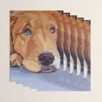 Golden Retriever Dog Portrait Wrapping Paper Gallery Image 3