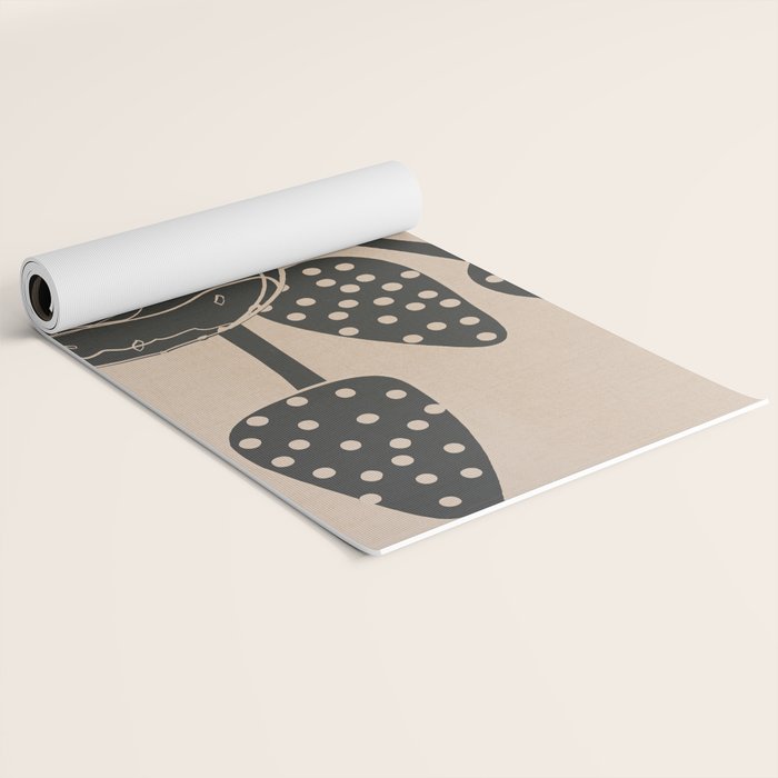 Abstract Mushrooms 6 Yoga Mat Gallery Image 2