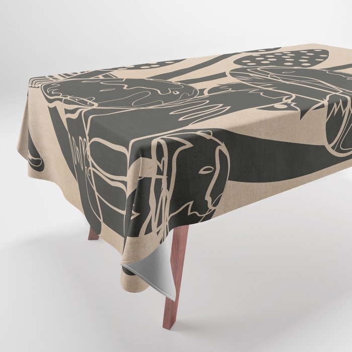 Abstract Mushrooms 6 Tablecloth Gallery Image 1