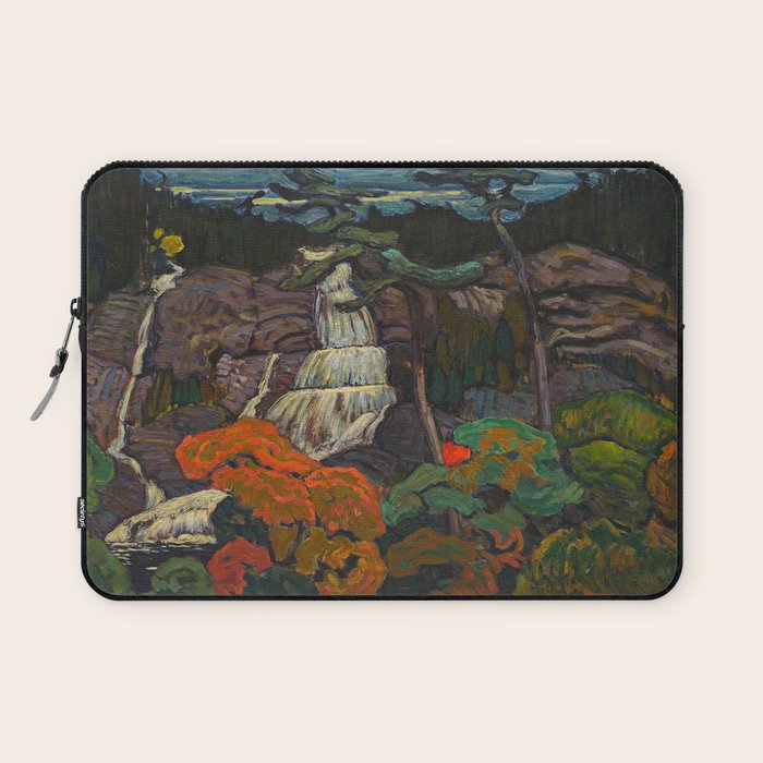 J.E.H. Macdonald Algoma Waterfall, 1920, McMichael Canadian Art Collection Laptop Sleeve Gallery Image 1