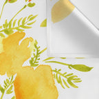 Watercolor California poppies (Quad set, #2) Wall Tapestry Gallery Image 3