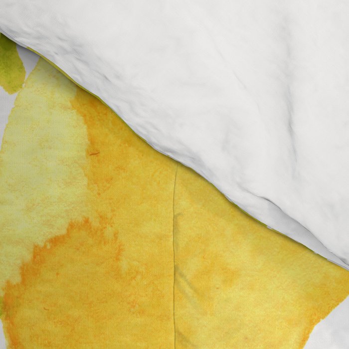 Watercolor California poppies (Quad set, #2) Comforter Gallery Image 4