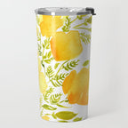 Watercolor California poppies (Quad set, #2) Travel Mug Gallery Image 2