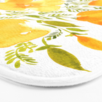 Watercolor California poppies (Quad set, #2) Bath Mat Gallery Image 3