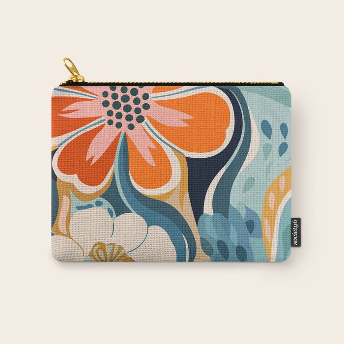 Austin Flower Market Print Carry All Pouch Gallery Image 1