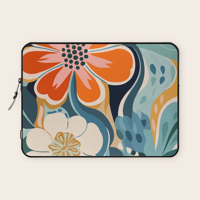 Austin Flower Market Print Laptop Sleeve Gallery Image 1