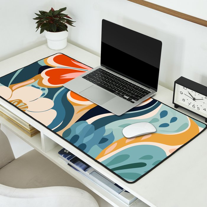 Austin Flower Market Print Desk Mat Gallery Image 2