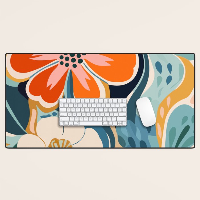 Austin Flower Market Print Desk Mat Gallery Image 1