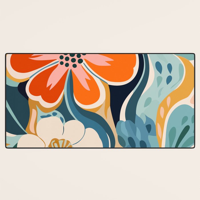 Austin Flower Market Print Desk Mat Gallery Image 3