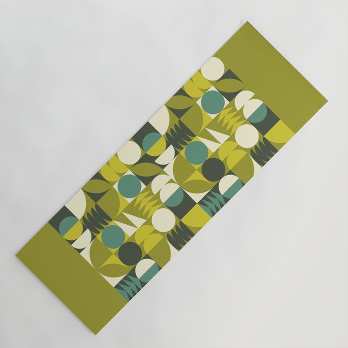 Vintage Geometric 01D Yoga Mat Gallery Image 1
