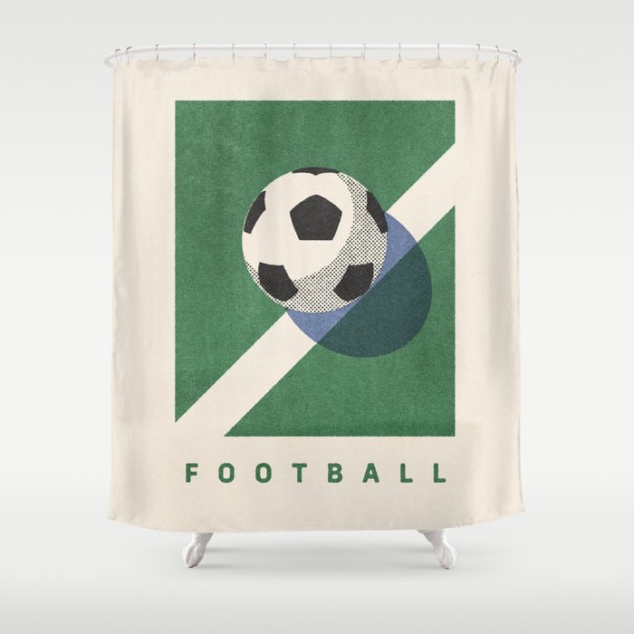 BALLS - Football - Summer Games Shower Curtain Gallery Image 1