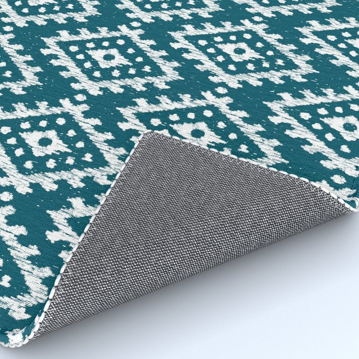 Coastl Ikat | Lagoon Blue Rug Gallery Image 4