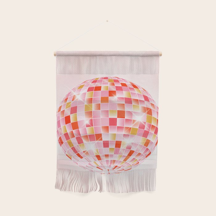 Candy Funk | Disco Ball: Peach Edition Wall Hanging Gallery Image 1
