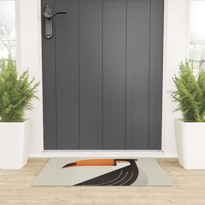 Whimsy Toucan Welcome Mat Gallery Image 3