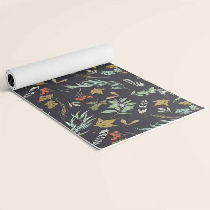 Boho vintage nature Yoga Mat Gallery Image 2