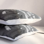 African American Flood Victims American Way Highest Standard of living black and white photograph Pillow Sham Gallery Image 3