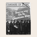 African American Flood Victims American Way Highest Standard of living black and white photograph Notebook Gallery Image 4