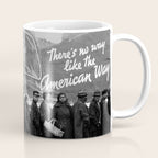 African American Flood Victims American Way Highest Standard of living black and white photograph Coffee Mug Gallery Image 1