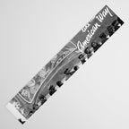 African American Flood Victims American Way Highest Standard of living black and white photograph Table Runner Gallery Image 3