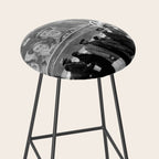 African American Flood Victims American Way Highest Standard of living black and white photograph Stool Gallery Image 2