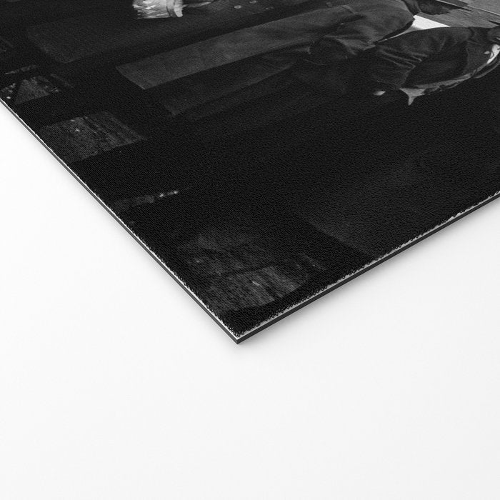 African American Flood Victims American Way Highest Standard of living black and white photograph Welcome Mat Gallery Image 2