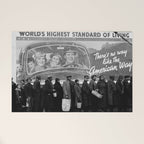 African American Flood Victims American Way Highest Standard of living black and white photograph Welcome Mat Gallery Image 1
