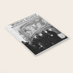 African American Flood Victims American Way Highest Standard of living black and white photograph Notebook Gallery Image 3
