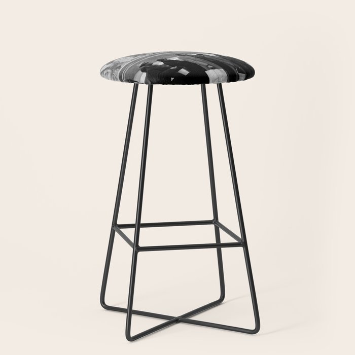African American Flood Victims American Way Highest Standard of living black and white photograph Stool Gallery Image 1