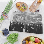 African American Flood Victims American Way Highest Standard of living black and white photograph Cutting Board Gallery Image 2