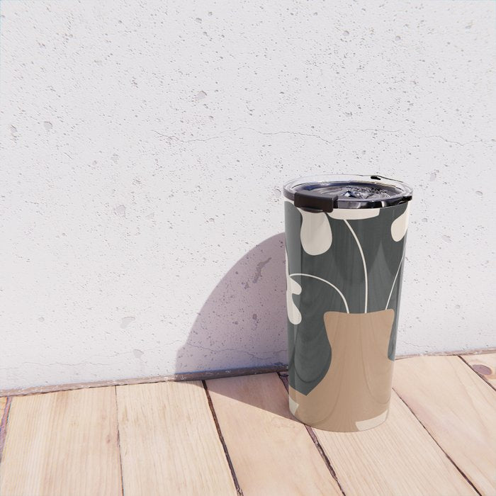 Serene Blooms 1 Travel Mug Gallery Image 4