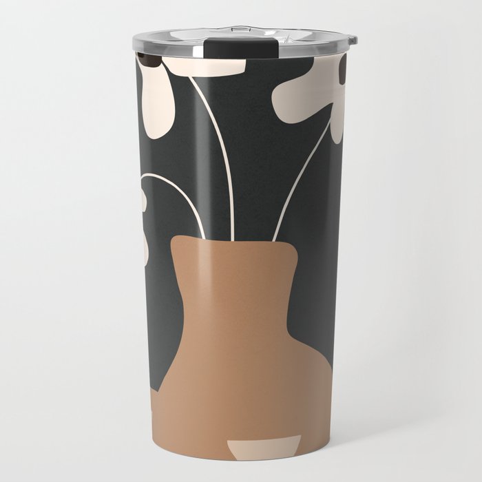 Serene Blooms 1 Travel Mug Gallery Image 1