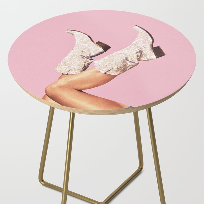 These Boots - Glitter Pink II Side Table Gallery Image 2