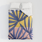 Bright Pop Tropical Palm Art Duvet Cover Gallery Image 6