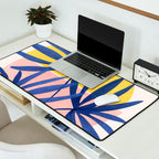 Bright Pop Tropical Palm Art Desk Mat Gallery Image 2