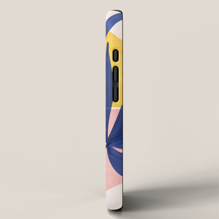 Bright Pop Tropical Palm Art iPhone Case Gallery Image 2