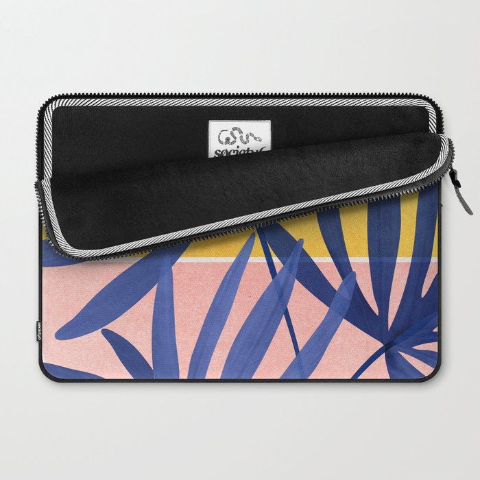 Bright Pop Tropical Palm Art Laptop Sleeve Gallery Image 2