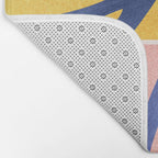 Bright Pop Tropical Palm Art Bath Mat Gallery Image 2