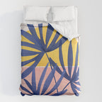 Bright Pop Tropical Palm Art Comforter Gallery Image 6