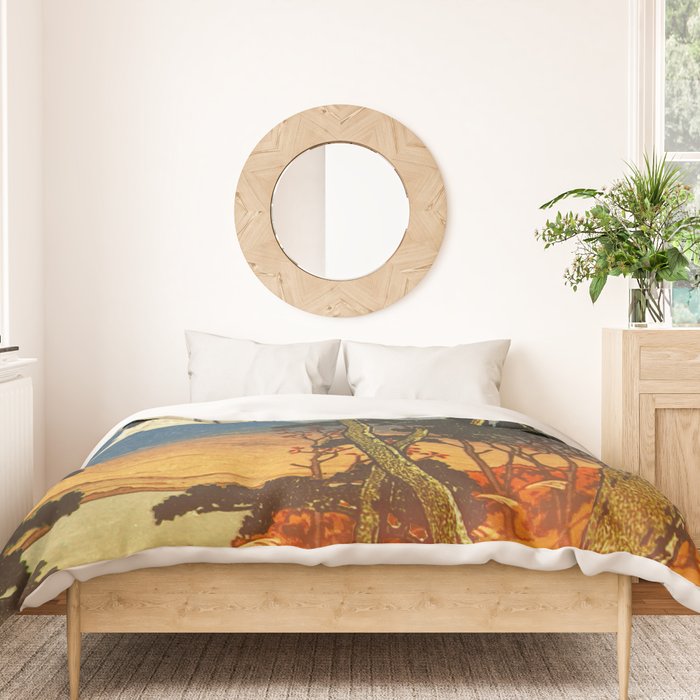 Evening in Maido Duvet Cover Gallery Image 3