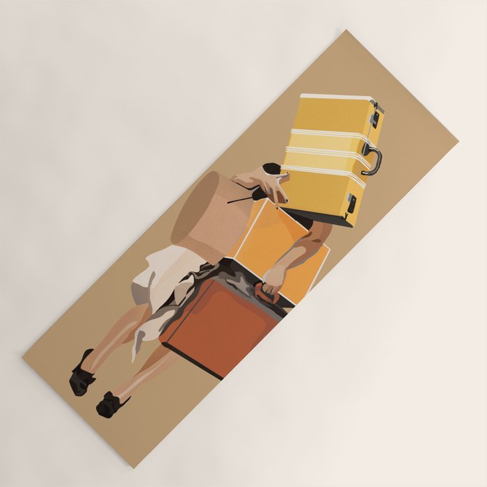But only everything necessary Terracotta Yoga Mat Gallery Image 1