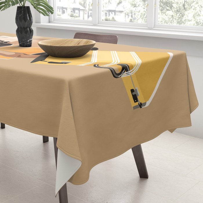 But only everything necessary Terracotta Tablecloth Gallery Image 3