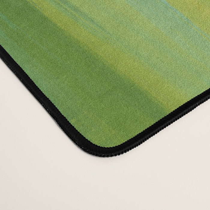 Abstract Green Leaves Desk Mat Gallery Image 4