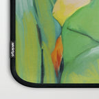 Abstract Green Leaves Laptop Sleeve Gallery Image 3