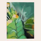 Abstract Green Leaves Poster Gallery Image 4