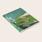 Abstract Green Leaves Notebook Gallery Image 2