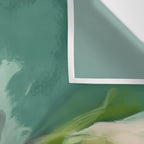Abstract Green Leaves Wall Tapestry Gallery Image 3